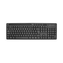 Teclado sem Fio C3Tech KB-W100BK - Padrão ABNT2 - Conexão 2.4Ghz - Com Apoio para Smartphone - Preto Teclado sem Fio C3Tech KB-W100BK - Padrão ABNT2 - Conexão 2.4Ghz - Com Apoio para Smartphone - Preto