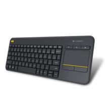 Teclado Sem Fio Com Mouse Integrado Bom Pequeno Portatil