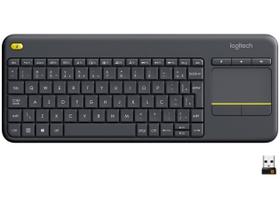 Teclado sem Fio com Touchpad Logitech ABNT2