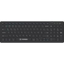 Teclado sem Fio KB11 Full com Conectividade Dual-Mode 2.4GHz e Bluetooth Preto Fortrek