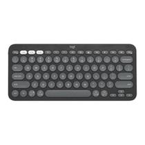 Teclado sem fio Logitech BT Pebble Keys 2 K380S grafite
