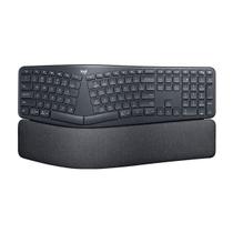 Teclado sem Fio Logitech Ergo K860 - USB - Padrao US - Design Ergonômico - Preto - 920-009169 Teclado sem Fio Logitech Ergo K860 - USB - Padrao US - Design Ergonômico - Preto - 920-009169