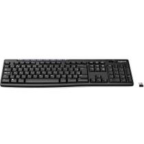 Teclado sem fio logitech k270 preto