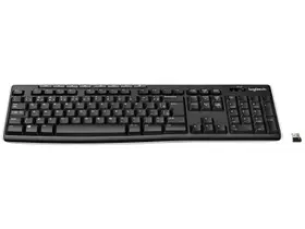 Teclado sem fio logitech k270 preto