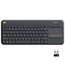 Teclado Sem Fio Logitech K400 Plus Qwerty Touch Pad Abnt2