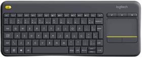 Teclado Sem Fio Logitech K400 Plus Tv Com Touchpad Abnt2