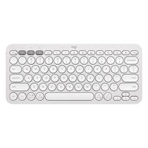 Teclado Sem Fio Logitech Pebble Keys 2 K380s Bluetooth Branco US - 920-011790