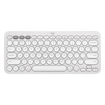Teclado Sem Fio Logitech Pebble Keys 2 K380s Bluetooth Branco US - 920-011790 Teclado Sem Fio Logitech Pebble Keys 2 K380s Bluetooth Branco US - 920-011790