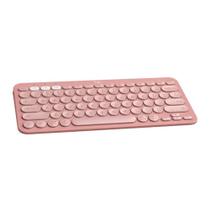 Teclado Sem Fio Logitech Pebble Keys 2 K380s Bluetooth Rosa US - 920-011791 Teclado Sem Fio Logitech Pebble Keys 2 K380s Bluetooth Rosa US - 920-011791
