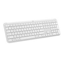 Teclado sem fio Logitech Signature Slim K950 Com Conexão Bluetooth ou Receptor USB Logi Bolt Incluso e Layout US INTL, Branco - 920-012601