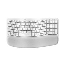 Teclado Sem Fio Logitech Wave Keys, Americano, Bluetooth - Branco - 920-012282