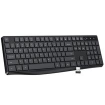 Teclado Sem Fio Lovaky MK98 2.4G - Ergonômico e de Tamanho Completo