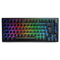 Teclado Sem Fio Mecânico Gamer Husky Nomadic, RGB, Switch Gateron G Pro Red, Bluetooth, ABNT2, Preto - HTG800PTVR Teclado Sem Fio Mecânico Gamer Husky Nomadic, RGB, Switch Gateron G Pro Red, Bluetooth, ABNT2, Preto - HTG800PTVR