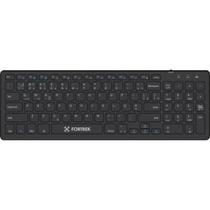 Teclado Sem Fio Office Fortrek KB11 Full Bluetooth Preto F002 Teclado Sem Fio Office Fortrek KB11 Full Bluetooth Preto F002