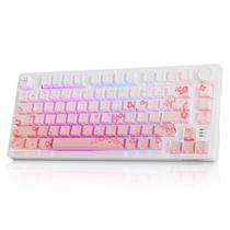 Teclado sem fio para jogos DAREU EK75PRO Sakura Pink RGB