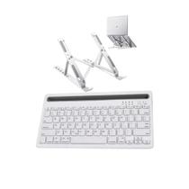Teclado Sem Fio + Suporte Para Notebook Samsung Chromebook GO