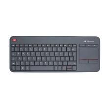 Teclado Sem Fio Touch Pad C3Tech K-WT200BK Preto Teclado Sem Fio Touch Pad C3Tech K-WT200BK Preto