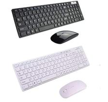 Teclado sem fio ultra fino com mouse - Wireless