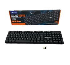 Teclado Sem Fio Wireless Compacto para Notebook PC Computador Smart TV Escritório Home Office Teclado Sem Fio Wireless Compacto para Notebook PC Computador Smart TV Escritório Home Office