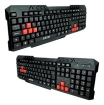 Teclado Semi Mecânico Gamer Abnt2 Bk-144m
