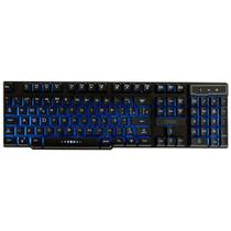 Teclado Semi Mecânico Gamer OEX Game Force-X, LED, ABNT2 - TC201