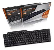 Teclado Shortcut K2 USB - 108 Teclas