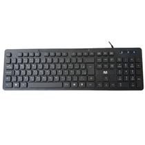 Teclado Silence Soft Plug Play Fio Slim Chocolate USB TC144