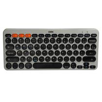 Teclado Silencioso Bluetooth Sem Fio Retro Oex Tc510 Cinza