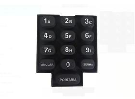 Teclado Silicone Porteiro Xpe Intelbras Maxcom Original Novo Teclado Silicone Porteiro Xpe Intelbras Maxcom Original Novo
