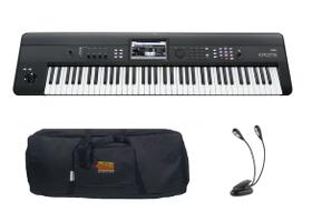 Teclado Sintetizador Korg Krome 73 Com Capa e Luminária Kit Teclado Sintetizador Korg Krome 73 Com Capa e Luminária Kit
