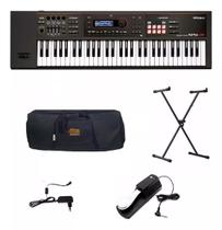 Teclado Sintetizador Roland XPS-30 Xps30 61 Teclas Preto Kit
