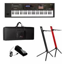 Teclado Sintetizador Roland Xps30 61+ Suporte + Capa + Pedal Teclado Sintetizador Roland Xps30 61+ Suporte + Capa + Pedal