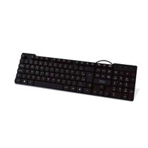 Teclado Slim com Fio USB TCN 950 ABNT2 Preto Membrana Escritorio Trabalho