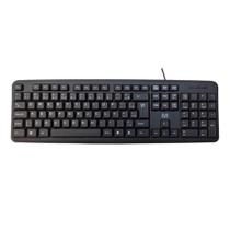 Teclado Slim Multi, USB, ABNT2, Resistente Água, Preto - TC065 Teclado Slim Multi, USB, ABNT2, Resistente Água, Preto - TC065