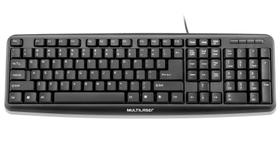 Teclado Slim Standard Preto USB Multilaser - TC065