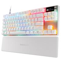 Teclado SteelSeries Apex Pro TKL Gen 3 branco OmniPoint 3.0