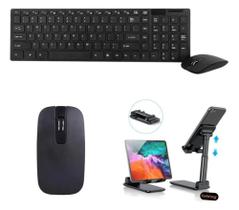 Teclado+Suporte+Mouse Sem Fio P Tablet Samsun Galaxy S6 Lite - Altomx - Samsung