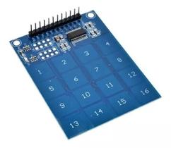 Teclado Touch Capacitivo TTP229 com 16 Teclas para Automação e Robótica Teclado Touch Capacitivo TTP229 com 16 Teclas para Automação e Robótica