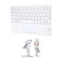 Teclado Touchpad Bluetooth + Suporte Para Tablet Galaxy A7 T500/ T505 10.4