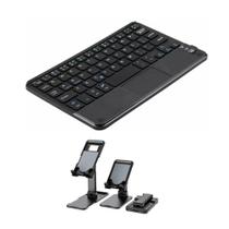 Teclado Touchpad Bluetooth + Suporte Para Tablet Motorola Tab G70