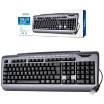 Teclado Ultra Multimidia ABNT2 Padrão Brasileiro - BK-170M - Exbom