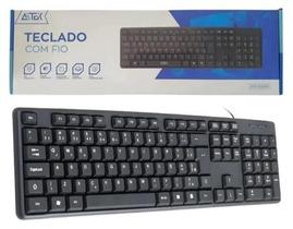 Teclado USB Aitek Office ABNT2 Super Macio Padrão Brasileiro E2001 Teclado USB Aitek Office ABNT2 Super Macio Padrão Brasileiro E2001