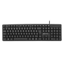 Teclado USB C3Tech KB-15BK ABNT2, Teclas Altas