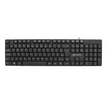 Teclado USB C3Tech KB-M10BK ABNT2 com Cabo de 1,2m Preto