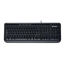 Teclado USB Com Fio Teclas Silenciosas Luxx Black