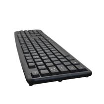 Teclado Usb Com Fio VXKB110 VXPRO ABNT2 Preto 107 teclas - BLUCASE Teclado Usb Com Fio VXKB110 VXPRO ABNT2 Preto 107 teclas - BLUCASE
