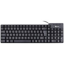 Teclado usb compacto dynamic abnt2 cabo 1.8m preto - dt150