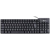 Teclado usb compacto dynamic abnt2 cabo 1.8m preto - dt150
