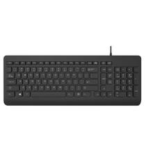 Teclado usb corporativo com perfil baixo preto - bpc Teclado usb corporativo com perfil baixo preto - bpc