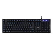 Teclado Usb Gamer Membrana K300 Led Preto